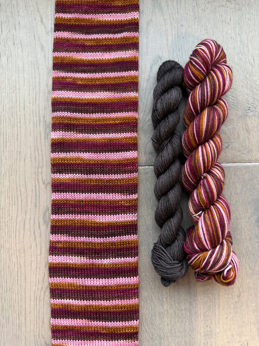 Grandma got ran over by a reindeer Self Striping Sock Set