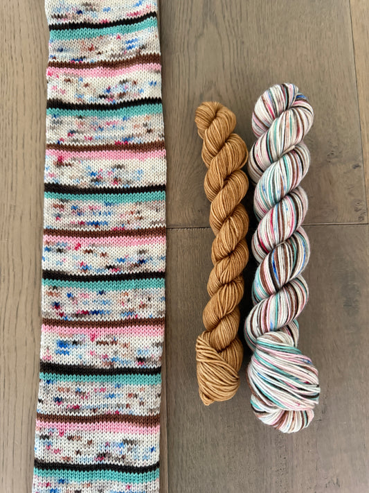 Super Scoop Fingering Self Striping Sock Set
