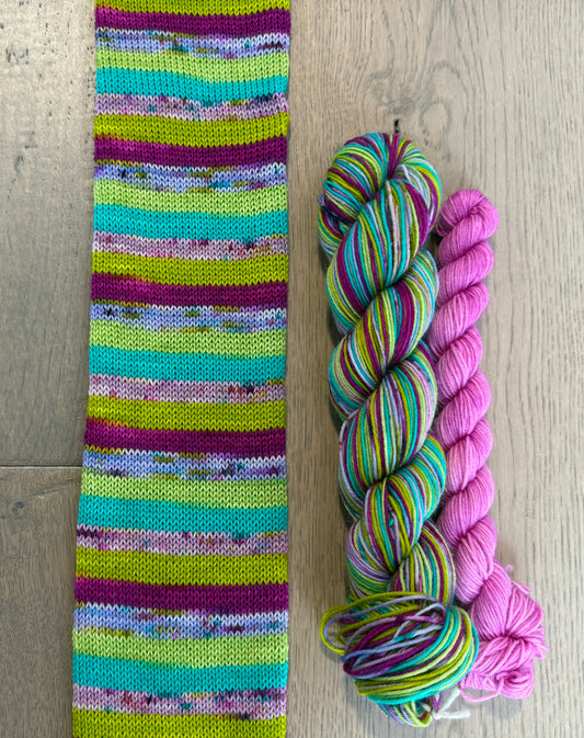 Summer Days Self Striping Sock Set