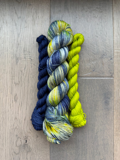 Creepy Crescent Fingering Yarn