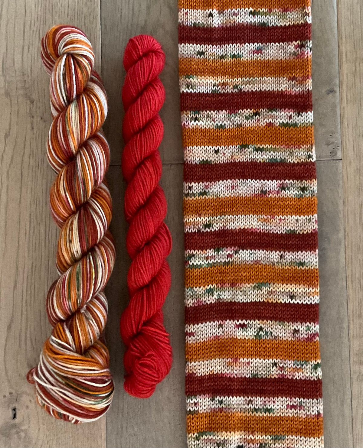Crunchy Christmas Self Striping Sock Set