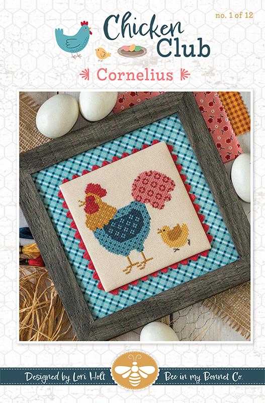 Chicken Club Cross Stitch Patterns by Lori Holt