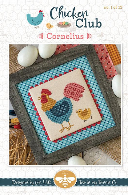 Chicken Club Cross Stitch Patterns by Lori Holt