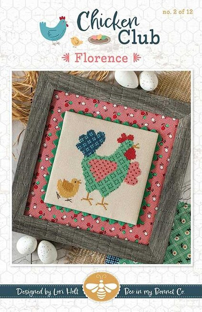 Chicken Club Cross Stitch Patterns by Lori Holt