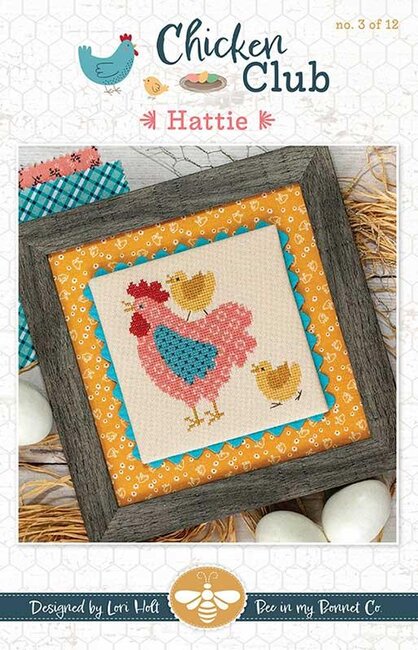 Chicken Club Cross Stitch Patterns by Lori Holt