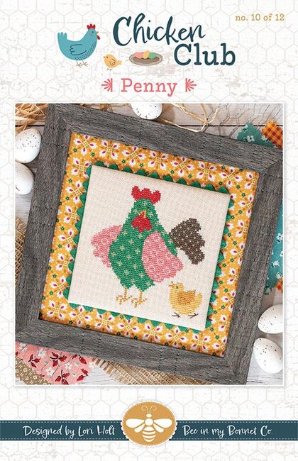 Chicken Club Cross Stitch Patterns by Lori Holt