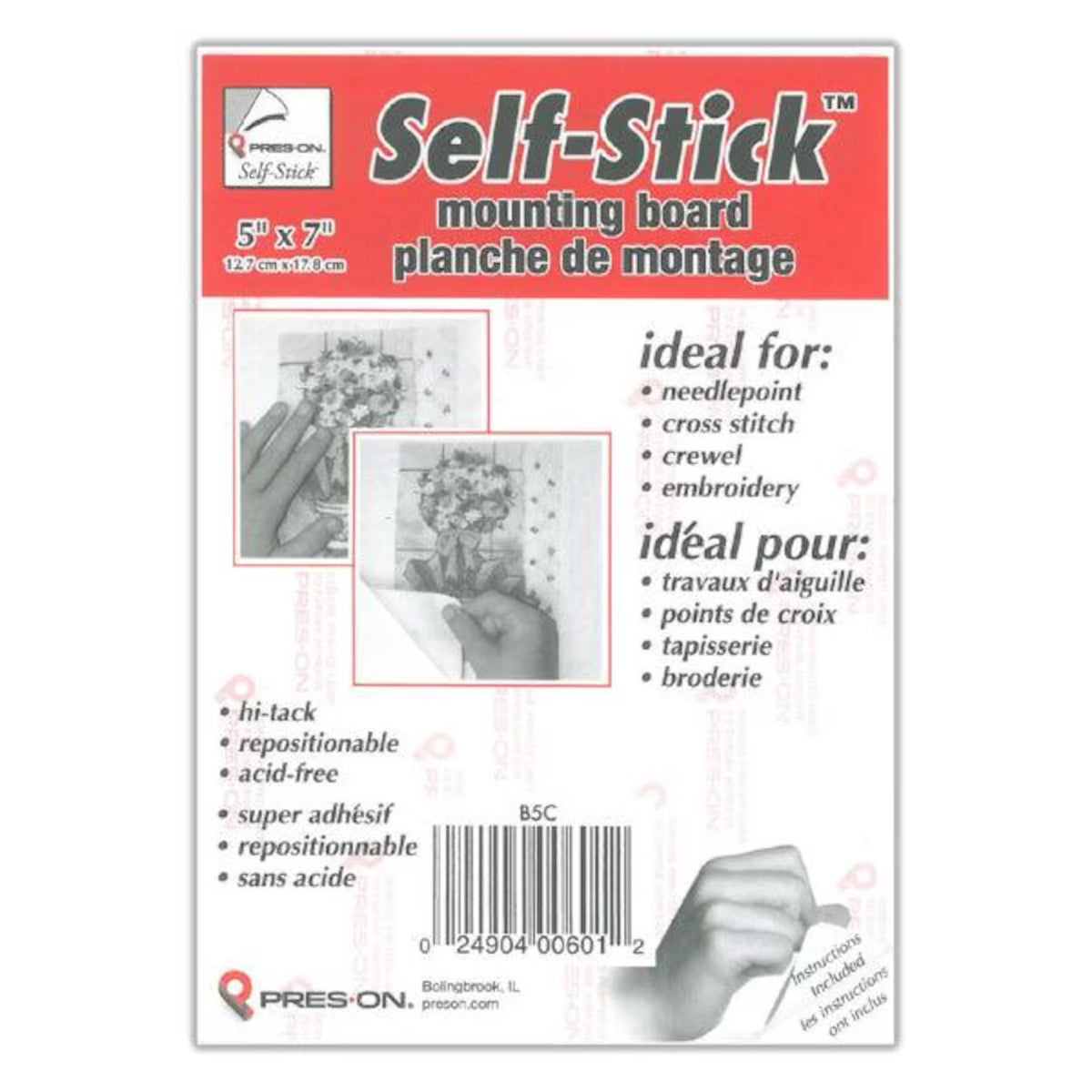 Pres-On Mounting Board 5"x7"