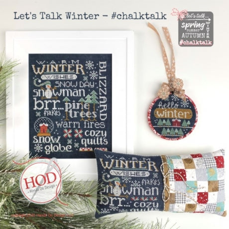 Let's Talk Winter Cross Stitch Pattern