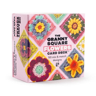 Granny Square FLOWERS Card Deck