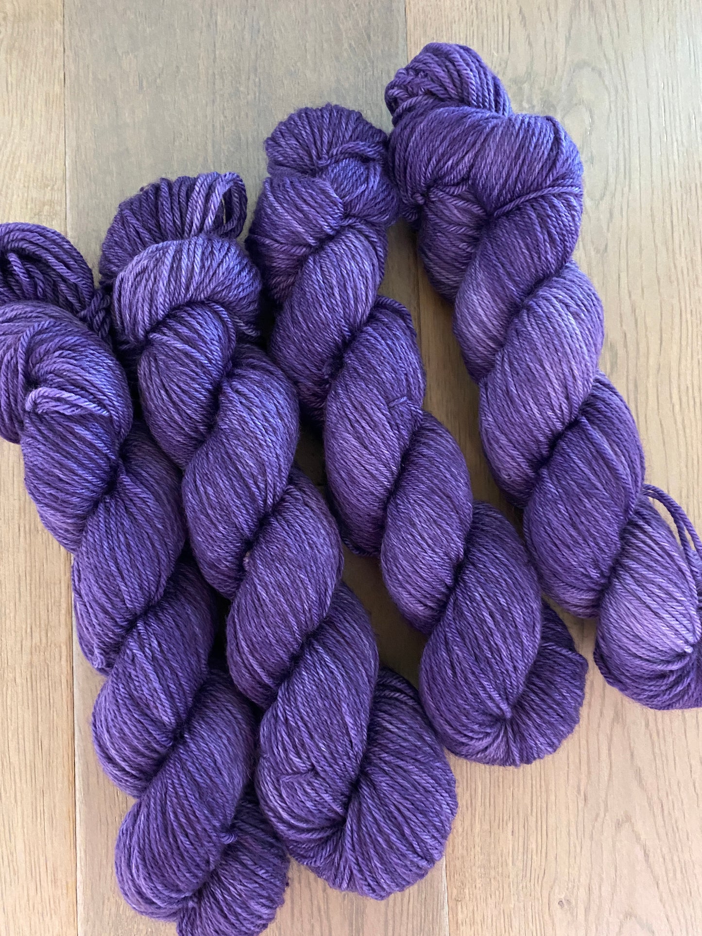 Worsted Eggplant Yarn