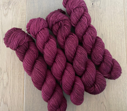 Worsted Burgundy Yarn