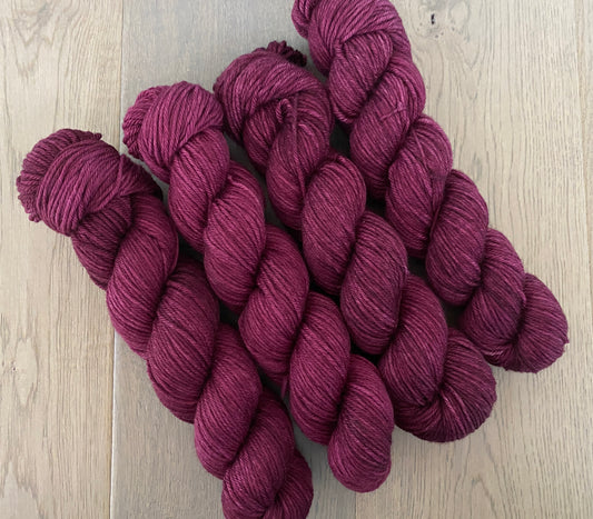 Worsted Burgundy Yarn