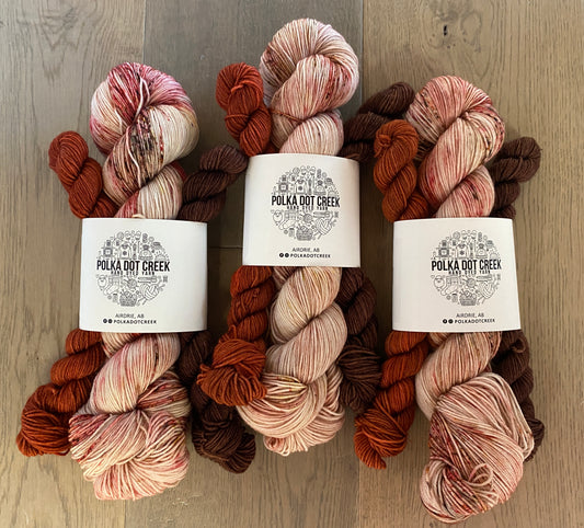 Smoked Paprika Fingering Sock Set