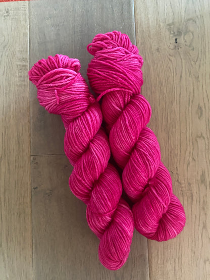 Worsted Pink Popsicle Yarn