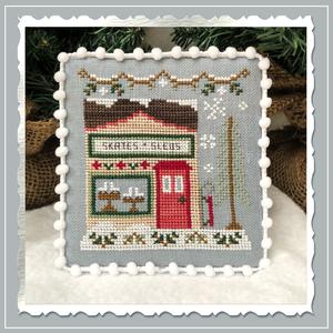 Snow Village - Skate and sled shop